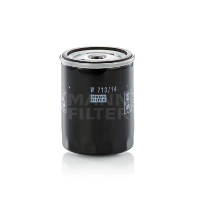 Billede af MANN filter W 713/14 Oliefilter 5/8 18 UNF med to returløbs stop ventiler Påskruet MG: Midget, TRIUMPH: Spitfire Cabriolet
