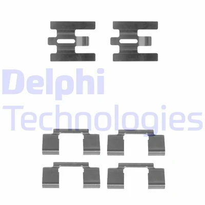 Billede af DELPHI LX0224 Tilbehørssæt, skivebremsebelægning VOLVO: 940 II Stationcar, 740 Sedan, Sedan