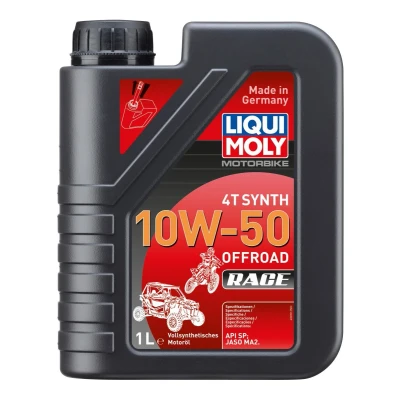 Billede af Liqui Moly Motorbike 4T Synth Offroad Race 10W 50 1l Motorolie 3051
