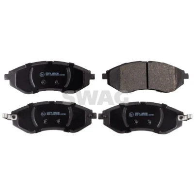 Billede af SWAG 89 91 6721 Bremseklodser foraksel med akustisk advarsel for slid, Ekskl. slidadvarselskontakt CHEVROLET: Aveo / Kalos Hatchback, Hatchback