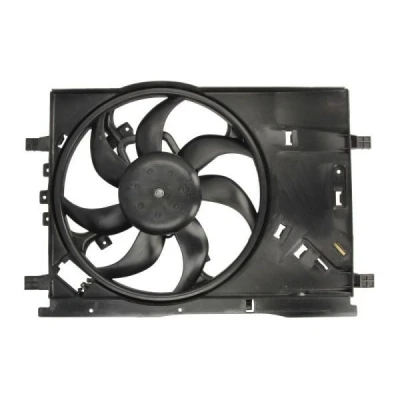 Billede af THERMOTEC D8F010TT Køleventilator 390 med kølerventilatorramme (karm) FIAT: Grande Punto Hatchback, II Hatchback
