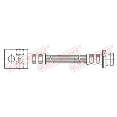 Billede af QUICK BRAKE 60.006 Bremseslange 440 NISSAN: TERRANO 2