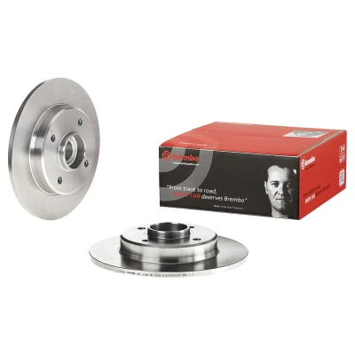 Billede af BREMBO 08.D205.17 Bremseskiver 244 9 4 fuldstændigt med skruer, hjullejesæt, ABS sensorring CITROËN: C3 Aircross 2, III, C4 II Cactus