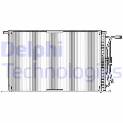 Billede af DELPHI TSP0225026 Kondensator uden tørrer 14 498 FORD: FIESTA 5