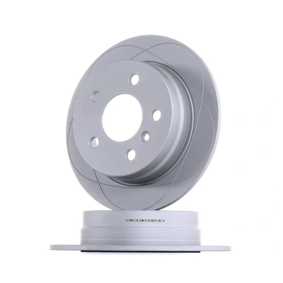 Billede af ATE PowerDisc 24.0308 0113.1 Bremseskiver 258,0 8,0 5 112,0 fuldstændigt coatet med skruer MERCEDES BENZ: B klasse, A klasse