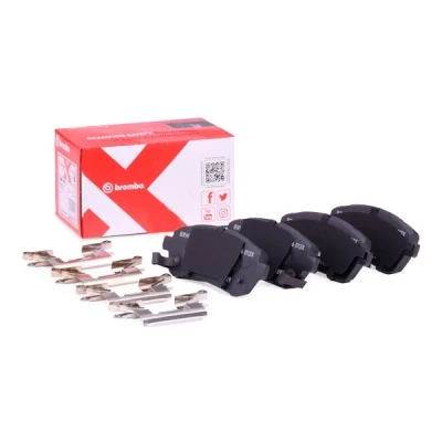 Billede af BREMBO P 16 013X Bremseklodser med akustisk advarsel for slid tilbehør SUZUKI: Baleno II Hatchback, SWIFT 4, 5, MAZDA: 2 Hatchback