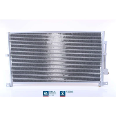 Billede af NISSENS 94585 Kondensator uden tørrer Aluminium 670 R 134a FORD: MONDEO 3, 3 Kombi