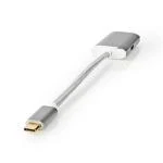 Billede af USB adapter 3.2 Gen 1 Type C Han HDMI Stik 1.00 m Runde Guldplateret PVC Anthracite Window Box
