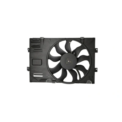 Billede af NRF 47918 Køleventilator 494 12 850 med kølerventilatorramme (karm), Kulløs motor kontroldel VOLKSWAGEN: Transporter 5