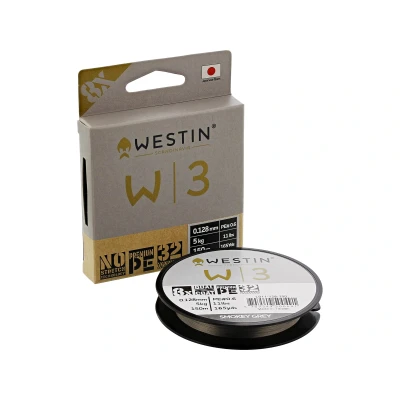 Billede af Westin W3 8 Braid Smokey Grey 150m 0,165mm