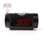 Billede af Nedis Digital vækkeur Radio LED Display Tidsprojektion AM / FM Snooze funktion Sleep timer Antal alarmer: 2 Sort