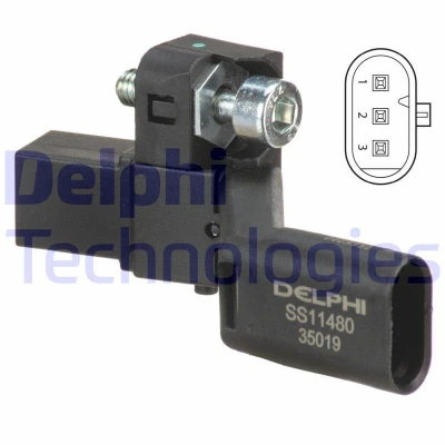 Billede af DELPHI SS11480 Impulsensor 3 AUDI: A4 B8 Avant, A3 Sportback, Q5, VOLKSWAGEN: Transporter 6, Passat Variant, Tiguan I, SEAT: Ibiza 4