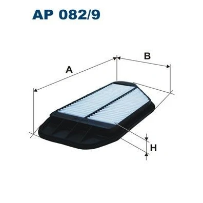Billede af FILTRON AP 082/9 Luftfilter 33 156 360 Filterindsats CHEVROLET: Spark