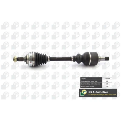 Billede af BGA DS6723LA Trækaksel venstre foraksel 610 PEUGEOT: 306 Sedan, Hatchback