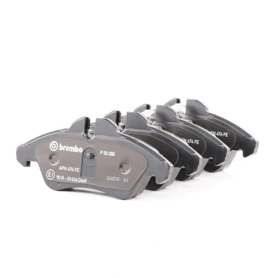 Billede af BREMBO P 50 080 Bremseklodser Inkl. slidadvarselskontakt med stempelklips uden tilbehør MERCEDES BENZ: Vito Bus, Sprinter 3 T Ladvogn/Chassis