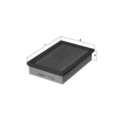 Billede af MAHLE ORIGINAL LX 2047 Luftfilter 60,0 190 280,5, 280,5 Filterindsats