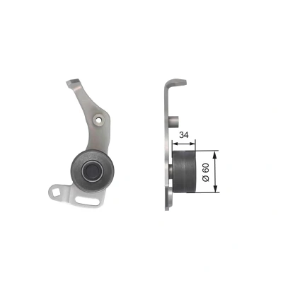 Billede af GATES T41138 Strammehjul, tandrem Tru Power
