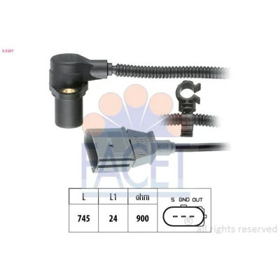 Billede af FACET 9.0267 Impulsensor Made in Italy OE Equivalent VOLKSWAGEN: Golf 4, 4 Variant, Bora Sedan, AUDI: A4 B7 B6 B5 Avant