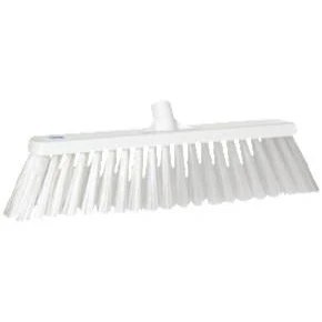 Billede af Vikan Hård kost polyester hvid 53 cm, Egnet til Husdyrbrug
