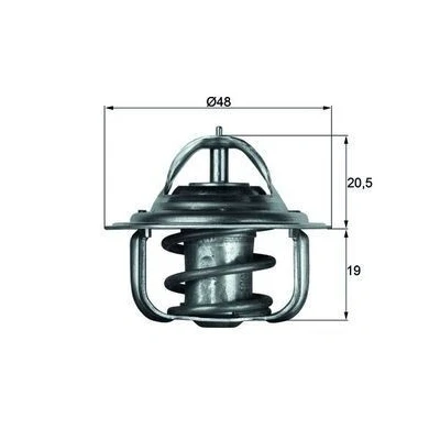 Billede af MAHLE ORIGINAL TX 5 83D Termostat 83 48 med pakning FORD: Puma