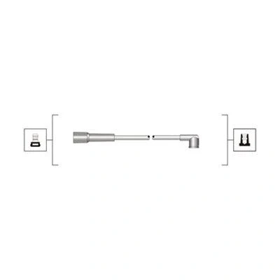 Billede af MAGNETI MARELLI 941319170005 Tændkabelsæt FIAT: Seicento / 600 Hatchback, Cinquecento, Tipo Hatchback