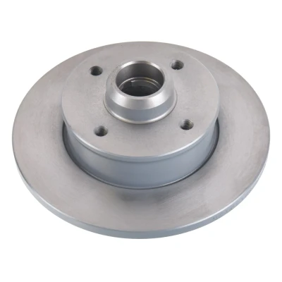 Billede af FEBI BILSTEIN 09074 Bremseskiver bagaksel 226 10 4 100 fuldstændigt coatet uden hjullejer VOLKSWAGEN: GOLF 2, 3, Polo III Hatchback