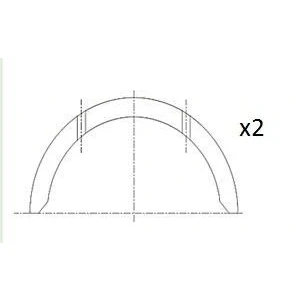 Billede af Distanceskive, krumtapaksel FAI AutoParts BT3010 STD