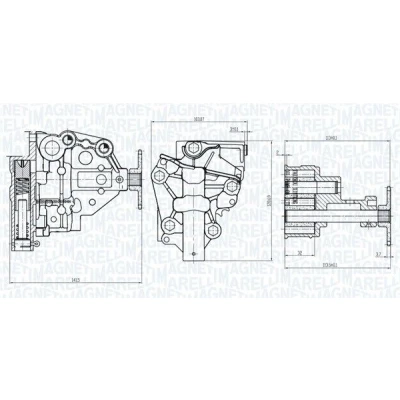 Billede af Oliepumpe MAGNETI MARELLI 351516000020