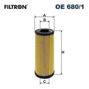 Billede af FILTRON OE 680/1 Oliefilter Filterindsats