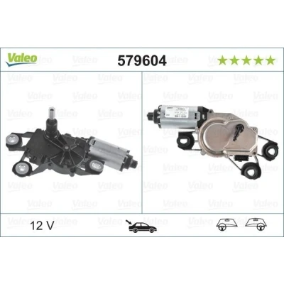 Billede af VALEO ORIGINAL PART 579604 Viskermotor 12 bag til venstre /højrestyring SEAT: Ibiza 3