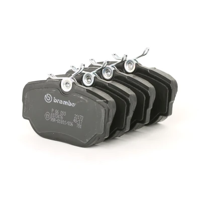 Billede af BREMBO P 06 010 Bremseklodser Forberedt til slidindikator med bremsecaliperskruer uden tilbehør BMW: 3 Sedan, Touring, Cabriolet