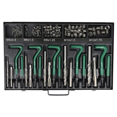 Billede af TOPTUL JGAD130A Sortiment, gevindreparation M5x0.8, M6x1.0, M8x1.25, M10x1.5, M12x1.75