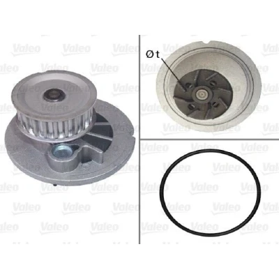 Billede af VALEO 506703 Vandpumpe med pakninger låg OPEL: Astra G CC, Vectra C Sedan, Meriva A