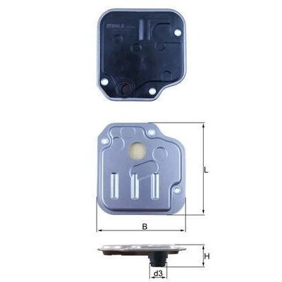 Billede af MAHLE ORIGINAL HX 244 Automatfilter