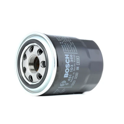 Billede af BOSCH 0 451 103 366 Oliefilter M 26 x 1,5 Påskruet filter KIA: SORENTO 1, CARNIVAL / GRAND 3, K2500 Ladvogn/Chassis, HYUNDAI: H 1 Cargo