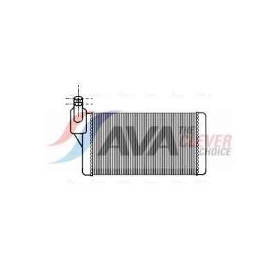 Billede af AVA COOLING SYSTEMS VN6097 Varmeveksler med rør VOLKSWAGEN: TRANSPORTER 4 Bus
