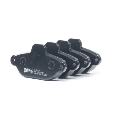 Billede af VALEO 598011 Bremseklodser foraksel Inkl. slidadvarselskontakt uden anti knirke plade FIAT: 500 Hatchback, Grande Punto Panda II Hatchback