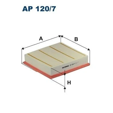 Billede af FILTRON AP 120/7 Luftfilter 53,5 234,5 260 Filterindsats
