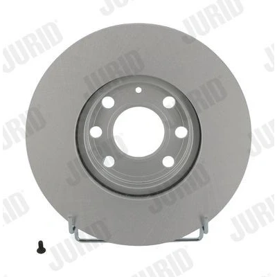 Billede af JURID 562069JC Bremseskiver 256 24 4 100 ventileret coatet med skruer OPEL: Astra G CC, Caravan, Cabriolet