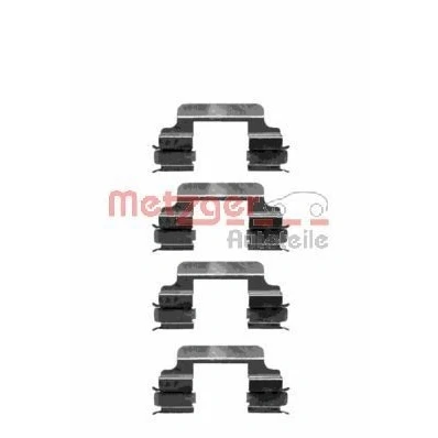 Billede af METZGER 109 1231 Tilbehørssæt, skivebremsebelægning AUDI: A6 C6 Avant, MERCEDES BENZ: C klasse Sedan, SLK, T modell, PEUGEOT: 407 Sedan