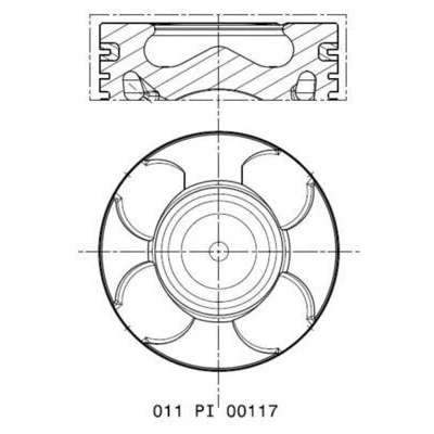 Billede af Stempel MAHLE ORIGINAL 011 PI 00117 000