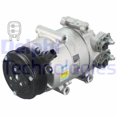 Billede af DELPHI CS20323 Kompressor Visteon VS16 PAG 46 med kompressorolie FORD: FIESTA 6