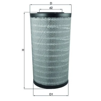 Billede af MAHLE ORIGINAL LX 3753 Luftfilter 512,1 281,6, 262 Filterindsats