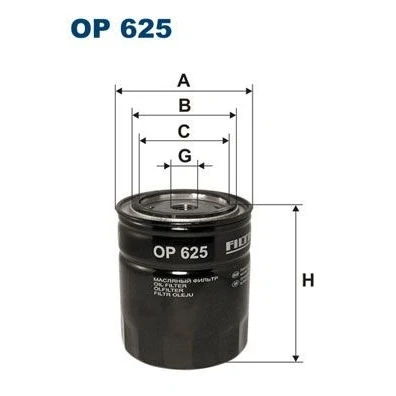 Billede af FILTRON OP 625 Oliefilter 3/4 16 UNF Påskruet filter OPEL: Omega A Caravan, Frontera SUV
