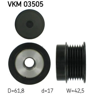 Billede af SKF VKM 03505 Friløbskobling 42,5 OPEL: Astra H Caravan, Zafira B, Vectra C Caravan