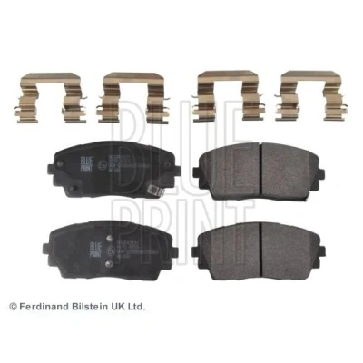 Billede af BLUE PRINT ADG042131 Bremseklodser foraksel med akustisk advarsel for slid befæstelsesmateriale KIA: Picanto II, Van / Hatchback