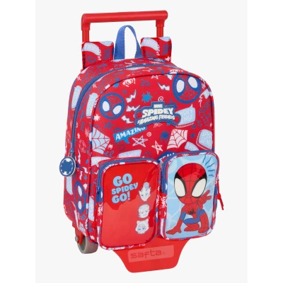 Billede af Skolerygsæk med Hjul Spider Man Rescue Blå Rød 22 x 27 10 cm