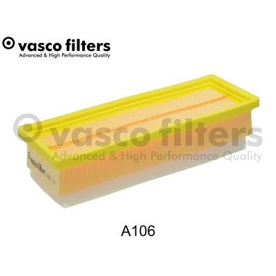 Billede af DAVID VASCO A106 Luftfilter 60 99 283 rektangulær Filterindsats med forfilter FIAT: 500 Hatchback, Punto III C Cabriolet