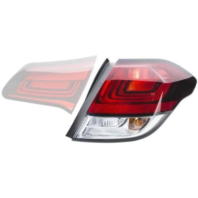 Billede af HELLA 2SD 354 833 031 Baglygter venstre ydre del P21/5W, P21W, PY21W 12 med pærer pærefatning CITROËN: C4 II Hatchback