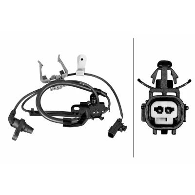Billede af HELLA 6PU 358 219 111 ABS Sensor med klemme Hall princip 2 1075
